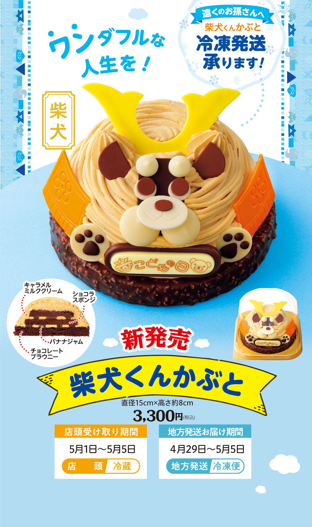 ワンダフルな人生を！柴犬くんかぶと