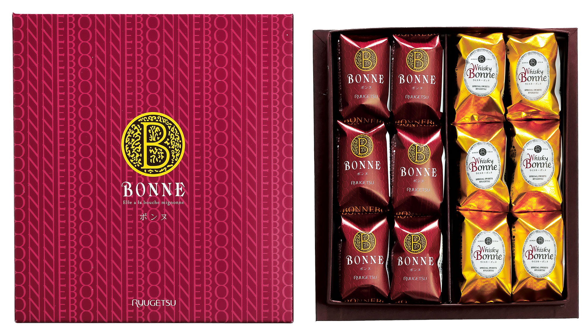 ボンヌ＆ウイスキーボンヌ 12個入｜柳月（りゅうげつ）
