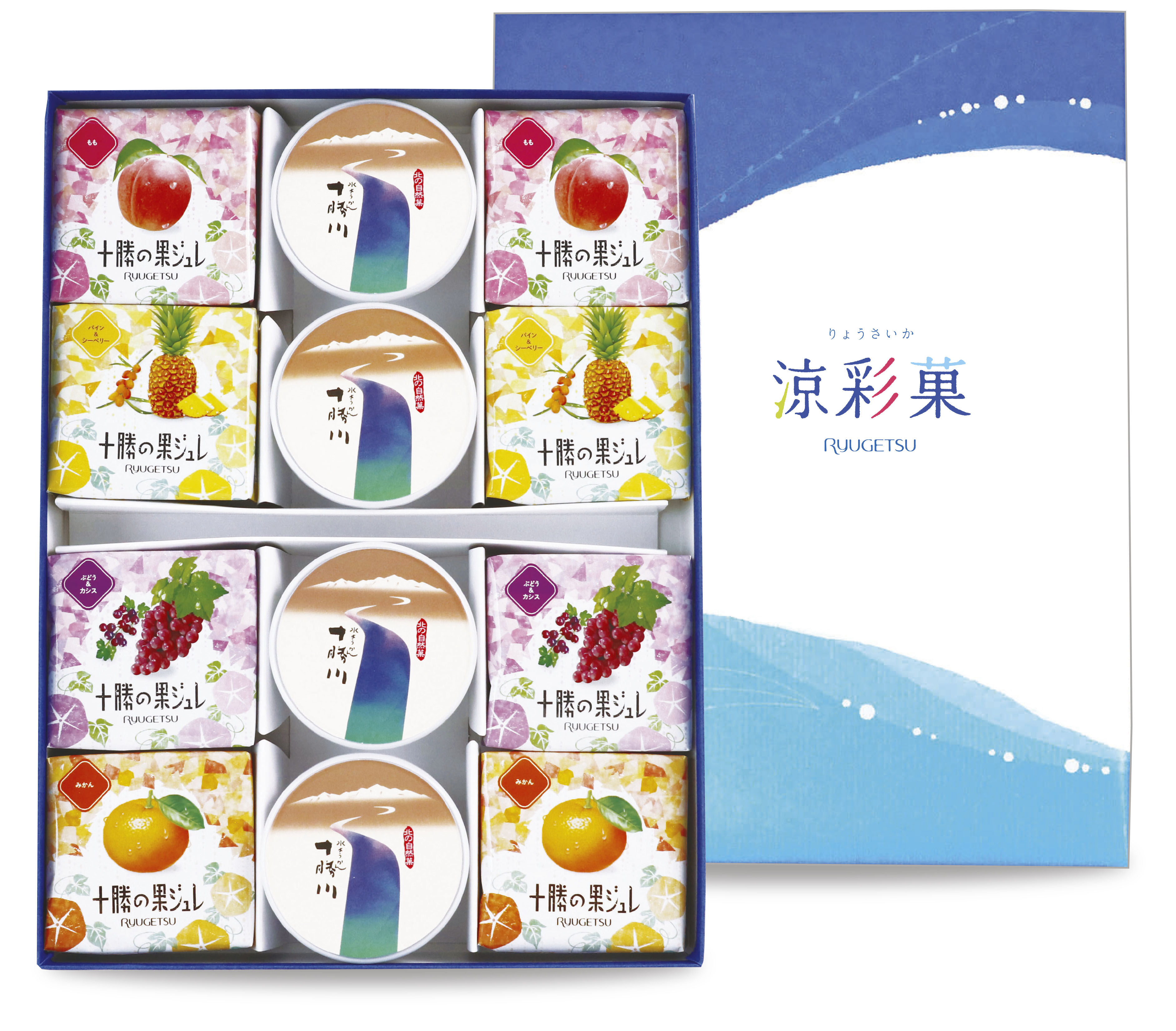 涼彩菓 -2種- 12個入｜柳月（りゅうげつ） 