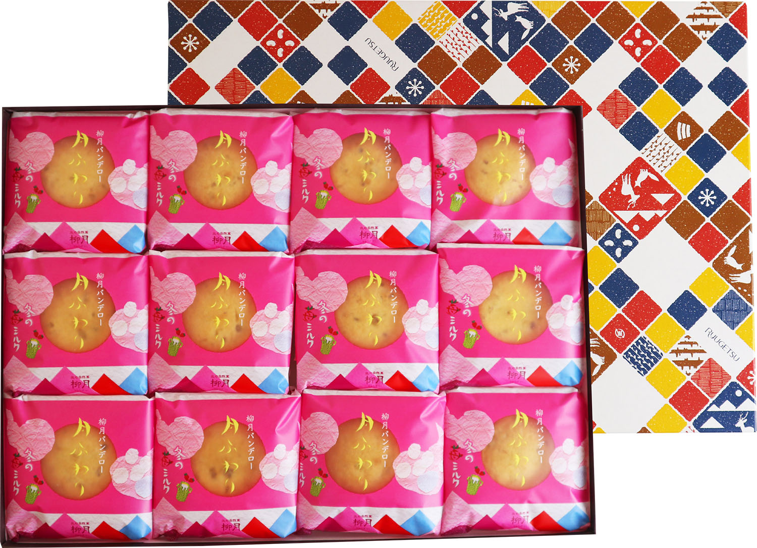 月ふわり　冬の苺ミルク　12個入