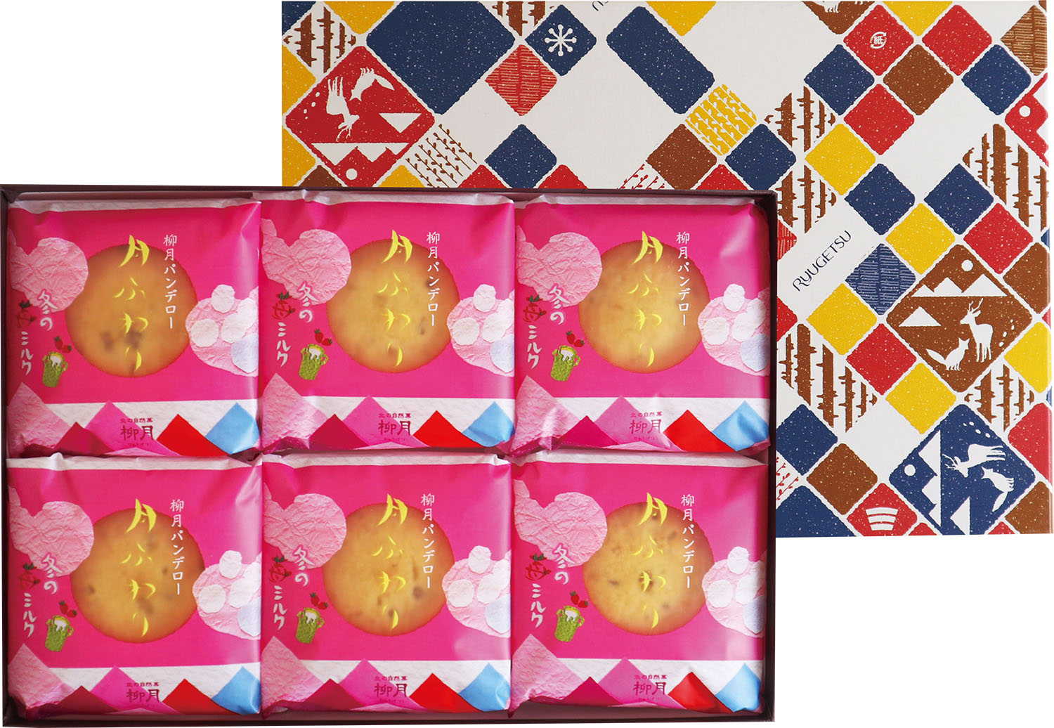 月ふわり　冬の苺ミルク　6個入